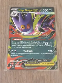 Pokemon TCG Phantasmal Flames Mega Gengar ex Card 056/094 NM Condition - Image 1
