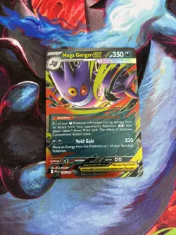 Pokemon TCG Phantasmal Flames Mega Gengar ex Card 056/094 NM Condition - Image 1