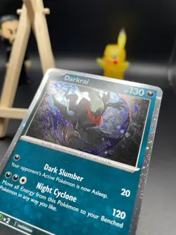 Pokemon Obsidian Flames Darkrai 136/197 Cosmos Exclusive Galaxy Holo NM - Image 2