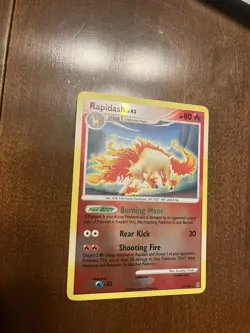 2008 Pokemon Rapidash 22/100 Reverse Holo Stormfront Rare - Image 2