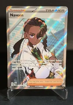 Naveen 112/088 - Ultra Rare Full Art Trainer - Pokemon - NM/M Perfect Order - Image 1
