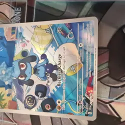 Pokemon Riolu TCG Scarlet & Violet Base Set Holo Illustration Rare Card 215/198 - Image 2