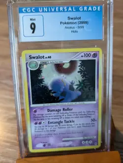 2009 Pokemon Arceus Swalot Holo #9 CGC Mint 9 - Image 1