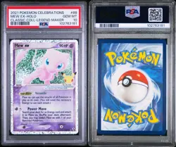 PSA 10 GEM MINT Mew ex 88/92 Celebrations Classic Collection Holo Rare Pokemon - Image 3