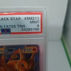 PSA 9 Hidden Fates Tins Promo Charizard GX SM211 Pokemon TCG 2019 Mint Graded - Image 3