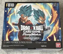 Dragon Ball Super Fusion World FB10 Cross Force Booster Box New & Sealed FAST🚚✅ - Image 1