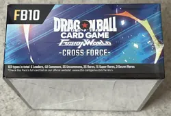 Dragon Ball Super Fusion World FB10 Cross Force Booster Box New & Sealed FAST🚚✅ - Image 4