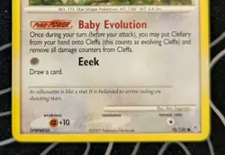Cleffa 78/130 Diamond & Pearl Pokemon Tcg Card Lightly Played - Image 3