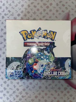 Pokemon TCG Stellar Crown Booster Box In Protective Case - Image 2