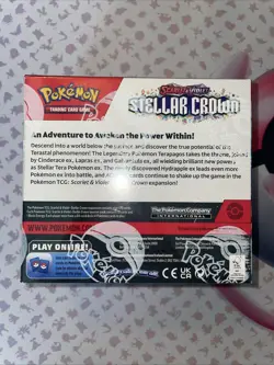Pokemon TCG Stellar Crown Booster Box In Protective Case - Image 4