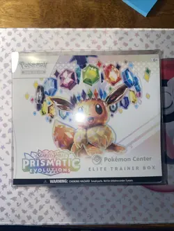 Pokemon TCG: Prismatic Evolutions Pokemon Center ETB Factory Sealed - Image 1