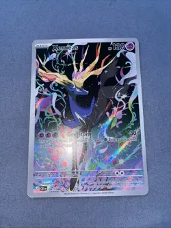 Pokemon TCG Xerneas 091/086 Me04: Chaos Rising Holo IR Rare - Image 1