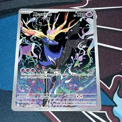 Pokemon TCG Xerneas Illustration Rare Card Chaos Rising 091/086 - Image 1
