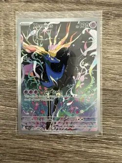 Pokemon TCG Xerneas 091/086 Gold Star Chaos Rising Illustration Rare - Image 1