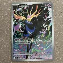 Xerneas (091/086) (ME04: Chaos Rising) Illustration Rare Pokemon TCG Near Mint - Image 1