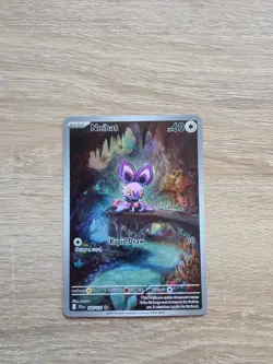 Pokemon TCG Noibat 169/159 Illustration Rare Holo Sv09: Journey Together - Image 1