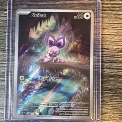Noibat 169/159 Sv09: Journey Together Illustration Rare Holo Pokemon TCG - Image 1
