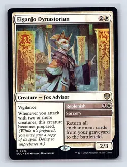Eiganjo Dynastorian 13 Commander: Secrets of Strixhaven Magic: The Gathering NM - Image 1