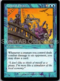 MTG SkeenAB Coastal Piracy Mercadian Masques NM - Image 1