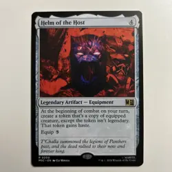 Helm of the Host (MSC #200 Rare) Commander: Marvel Super Heroes MTG - Image 3