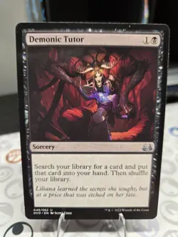 Magic the Gathering - DVD - Demonic Tutor 049/062 - Regular - English - LP - Image 1