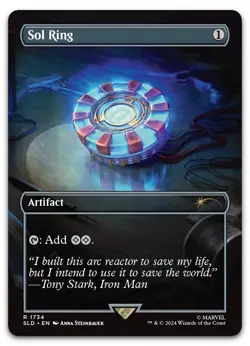 Sol Ring (1734) #1734 (NM) Secret Lair Drop SLD Magic MTG - Image 1