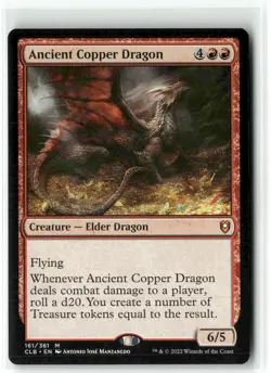 Ancient Copper Dragon 161/361 NM MTG Battle For Baldur's Gate Magic - Image 1