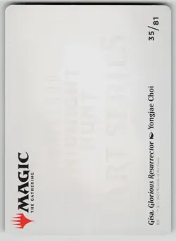 Gisa, Glorious Resurrector Art Card Normal S Innistrad: Midnight Hunt 35 NM - Image 2