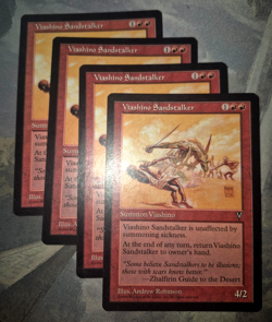 Viashino Sandstalker Visions Regular x4 Playset MTG - Image 1