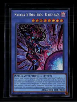 Yu-Gi-Oh! Magician of Dark Chaos - Black Chaos Chaos Origins SR CORI-EN027 - Image 1