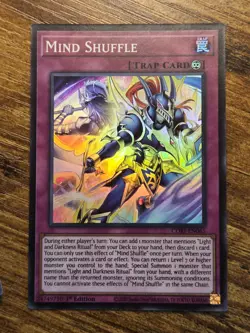 Black Luster Soldier of Light and Darkness CORI-EN028 Secret Rare Yugioh + BONUS - Image 3