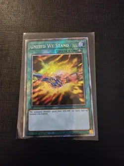 United We Stand Platinum Secret Rare RA03-EN112 Yugioh - Image 1