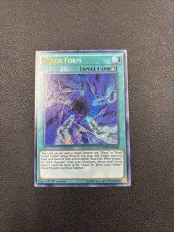 CHAOS FORM 1ST EDITION SECRET RARE MINT/NM MVP1-ENS08 YUGIOH! A6 - Image 1