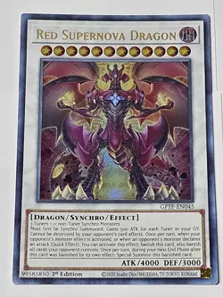 Red Supernova Dragon | MP | UR | GFTP-EN045 | 1st Edition | Yu-Gi-Oh! - Image 1