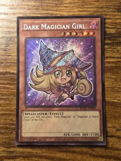 Dark Magician Girl BLGG-EN003 Secret Rare Yugioh Chibi Glorious Gallery NM - Image 1