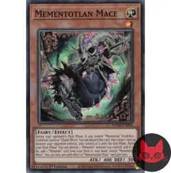 Yugioh Mementotlan Mace VASM-EN006 Super Rare 1st Edition NM - Image 1