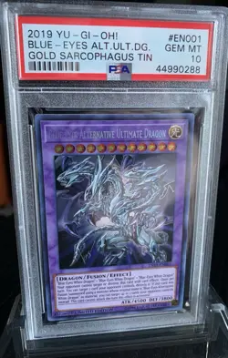 Yu-Gi-Oh! TCG 2019 Blue-Eyes Alternative Ultimate Dragon TN19-EN001 PSA 10 - Image 3