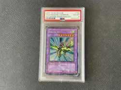 PSA 6 Gaia The Dragon Champion 1st Edition LOB-125 Asian English Yugioh 2002 - Image 2