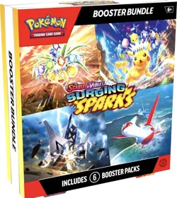 Pokemon TCG Scarlet and Violet Surging Sparks Booster Bundle - Sealed - New - Image 1