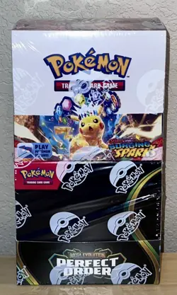 Pokemon TCG: Scarlet & Violet Surging Sparks Booster Box & Perfect Order Booster - Image 5