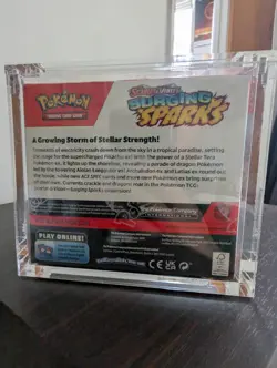 Pokemon TCG - Surging Sparks Booster Box - New/Sealed - Plus Acrylic Case - MINT - Image 2