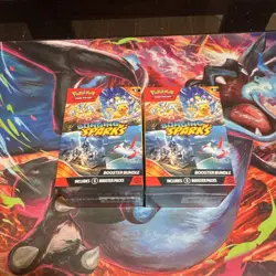 Pokemon TCG Surging Sparks Booster Bundle + Sleeved Pack Lot! 14 Packs! Sealed! - Image 2