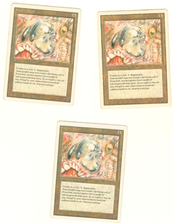 Set Of 3 Living Wall Revised Magic The Gathering Card - Image 3