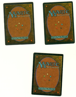 Set Of 3 Living Wall Revised Magic The Gathering Card - Image 4
