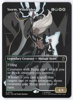 Storm, Windrider (Borderless) 375 Marvel Super Heroes - Image 1
