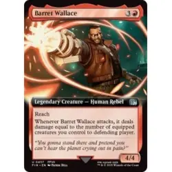 Barret Wallace (extended Art) X4 M/NM Magic: The Gathering MTG Final Fantasy - Image 1