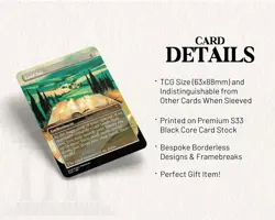 Land Tax | Handmade Borderless Designed Art Card - Image 3