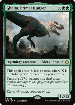 Ghalta, Primal Hunger [Foundations] Near Mint - Image 1