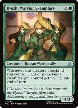 Kyoshi Warrior Exemplars [Avatar: The Last Airbender: Eternal-Legal] Foil Near - Image 1