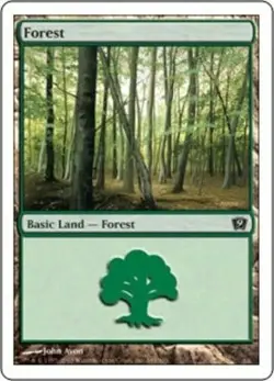 Forest 349 9th Edition Light Play LP MTG Magic DNA GAMES - Image 1